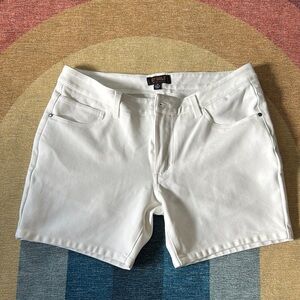 Steele White Jean Shorts